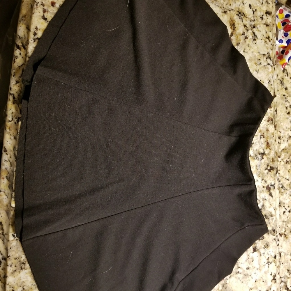 Brandy Melville Black Skater Skirt